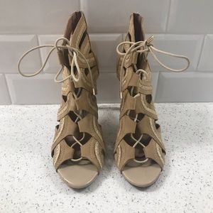 Joie lace up heels